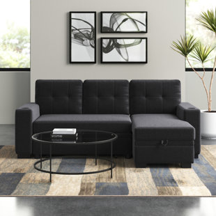 Affordable deals black sectional